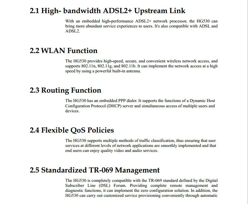 Huawei HG530 ADSL2+ модем/маршрутизатор SIP VoIP поддержка 3g usb модем