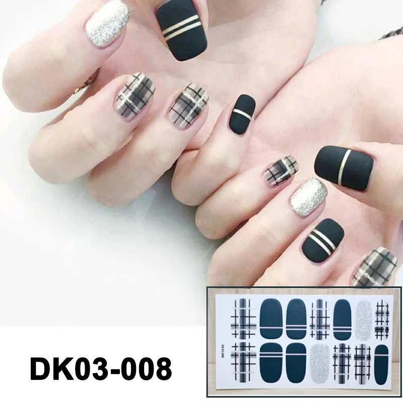 14 шт/лист матовые наклейки для ногтей DIY водостойкие украшения SSwell|Стикеры и