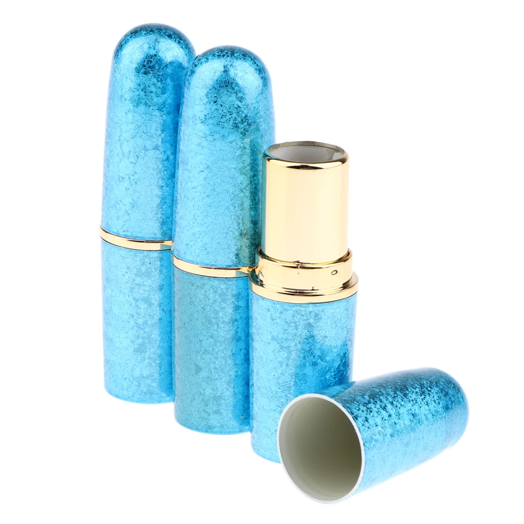 3pcs DIY Lip Balm Bottles Lipstick Chapstick Lip Gloss Empty Tubes with Twist Bottom 12.1mm
