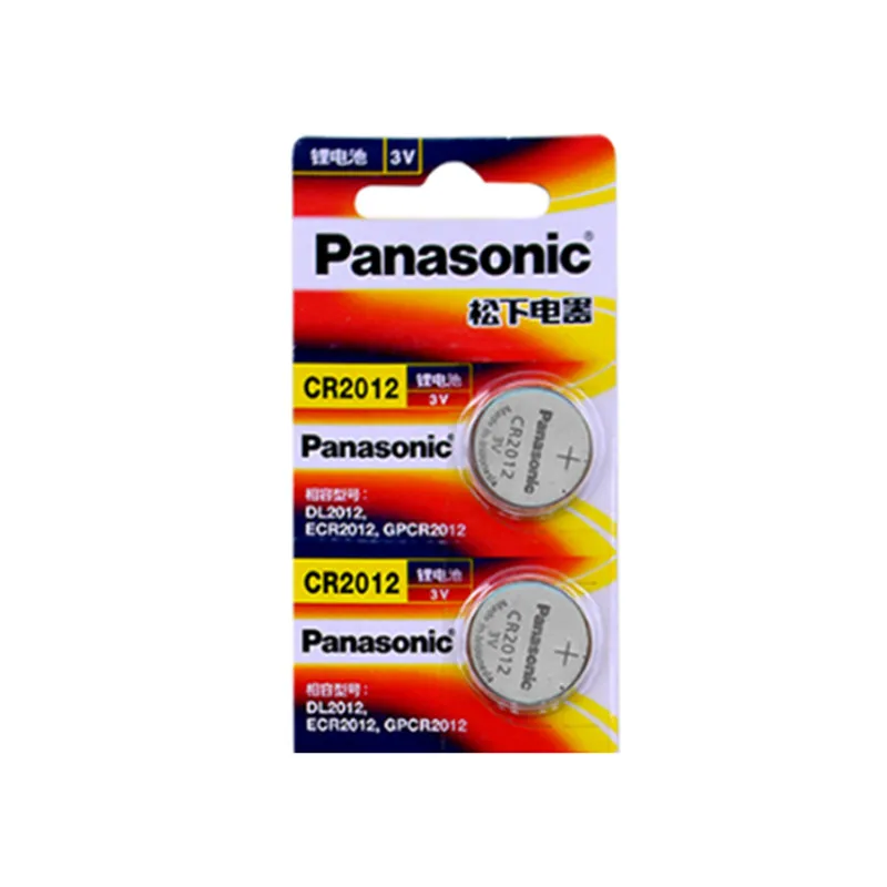 2 шт., оригинальный новый аккумулятор для PANASONIC cr2012 3 в, кнопочный элемент, батарейки для часов, компьютера cr 2012