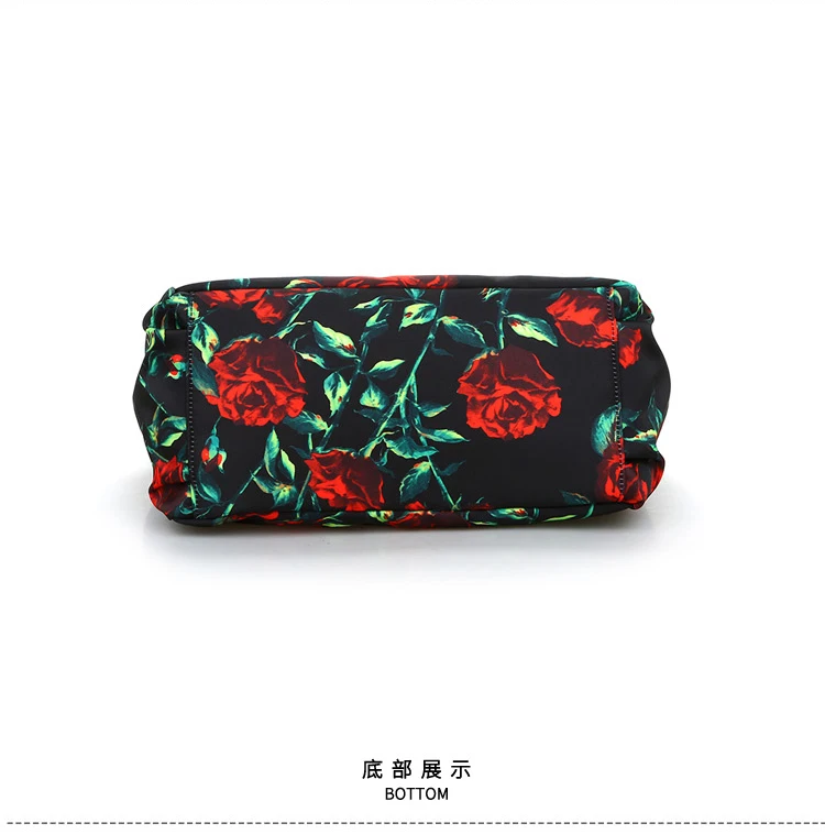 Floral Big Shoulder Bag Lightweight Large Capacity Casual Bag Waterproof Oxford Rural style Handbag Women Fashion Travel Bag best Women's Bags