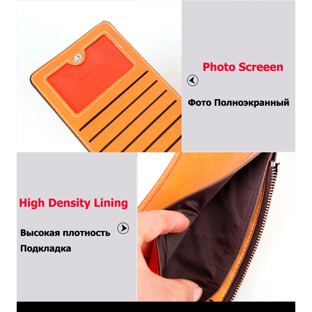 Long Clutch Phone Lady Slim Bag For Men Women Wallet Male Female Purse Walet Money Business Card Holder Vallet Kashelek Partmone