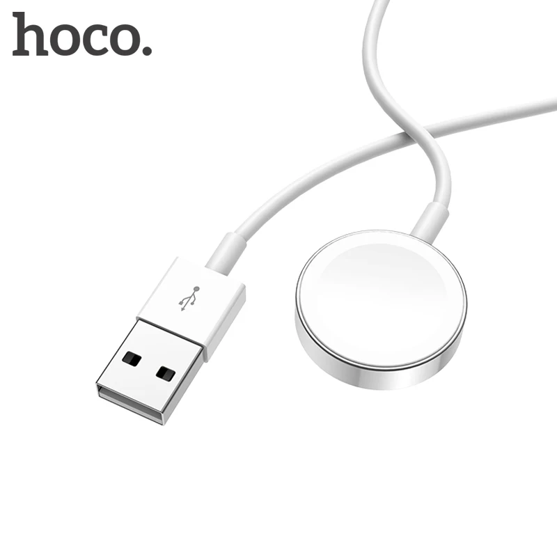 HOCO для iWatch Беспроводное зарядное устройство Портативный Quick Charge Watch Pad 1 м кабель