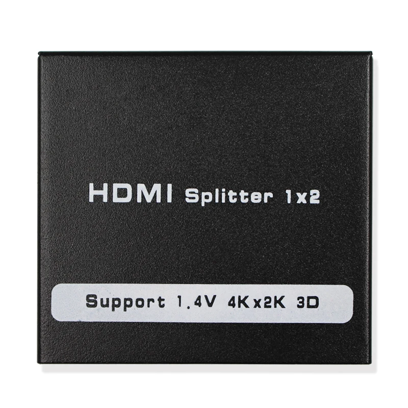 HDMI сплиттер 1x2 HDMI1.4 4K 3D 1080p концентратор конвертер адаптер 1 в 2 выход для PS4 DVD