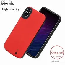6000mah high capacity external battery charger case for iphone xs max xr with aux pot charging cover for iphone xs max xr