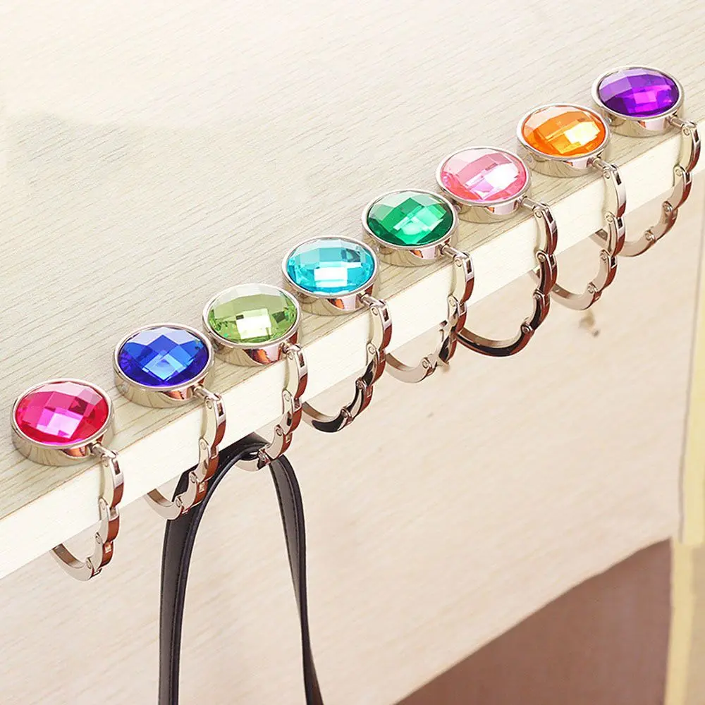 

Folding Hook Umbrella Clip Hanger Handbag Hook Table Desk Hanging Clip Holder Bag Key Hanging Decorative Hook