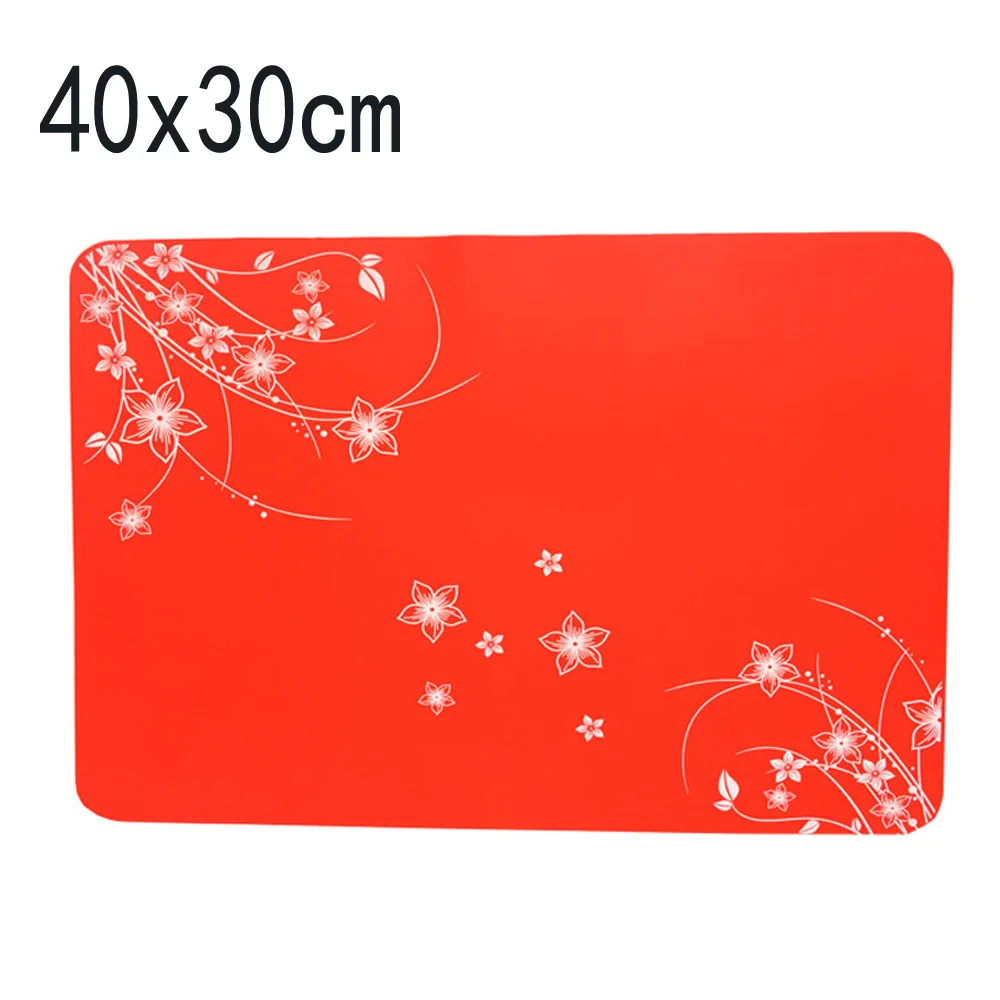 

40x30cm Silicone Mat Baking Cakes Pans 100% Non-Stick Silicone Pad Table Grill Pad Jelly Fondant Cooking Plate Kitchen Tools