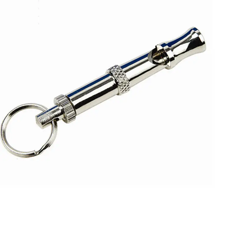 1Pc New Pet Dog Training Ultrasonic Sound Pet Products For Dog Puppy Whistle Key Chain Whistle
