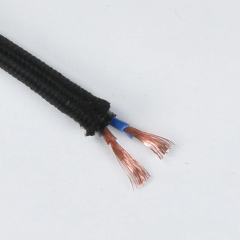 Gratis schip 10M Stof Kabel Koord Vintage Hanglamp Elektrische Draad Twist Gevlochten Retro