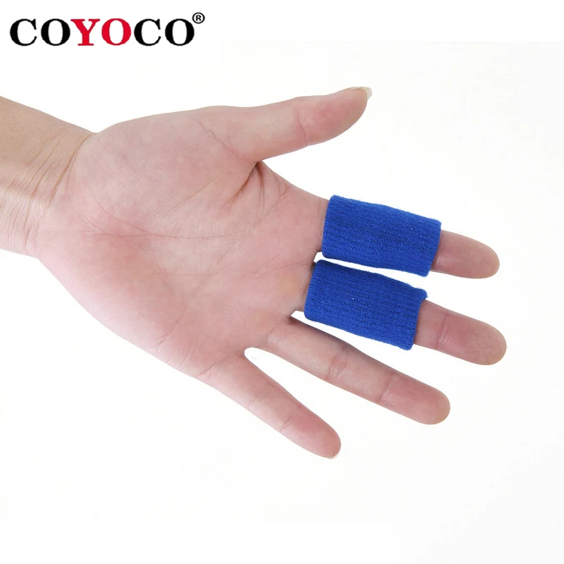 10 шт. волейбольная защита для пальцев COYOCO фирменные эластичные баскетбольные футбольные волейбольные инструменты для защиты пальцев спортивные черные