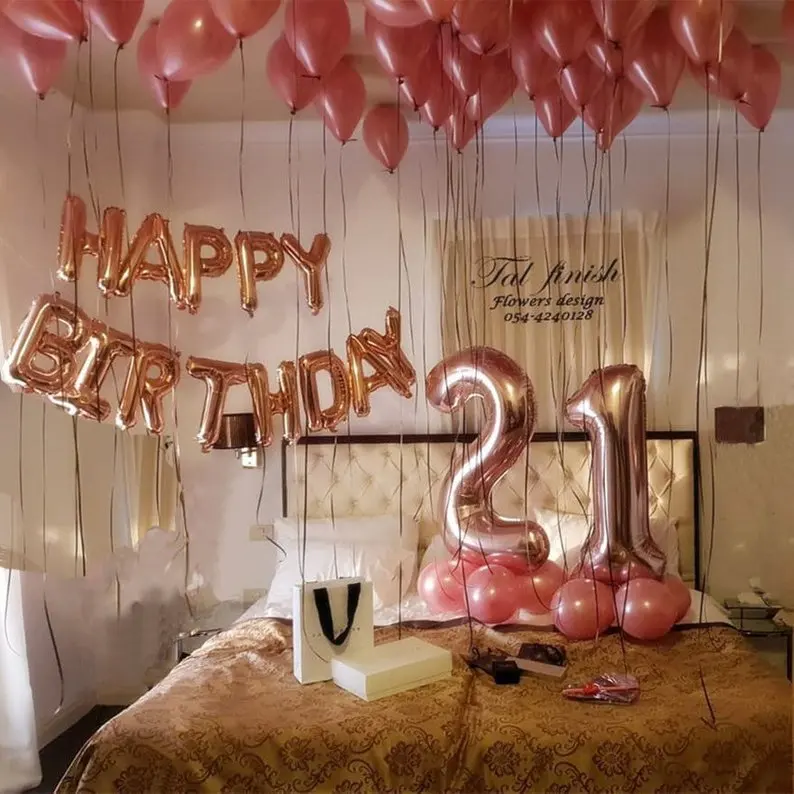 girl 21st birthday party decorations
