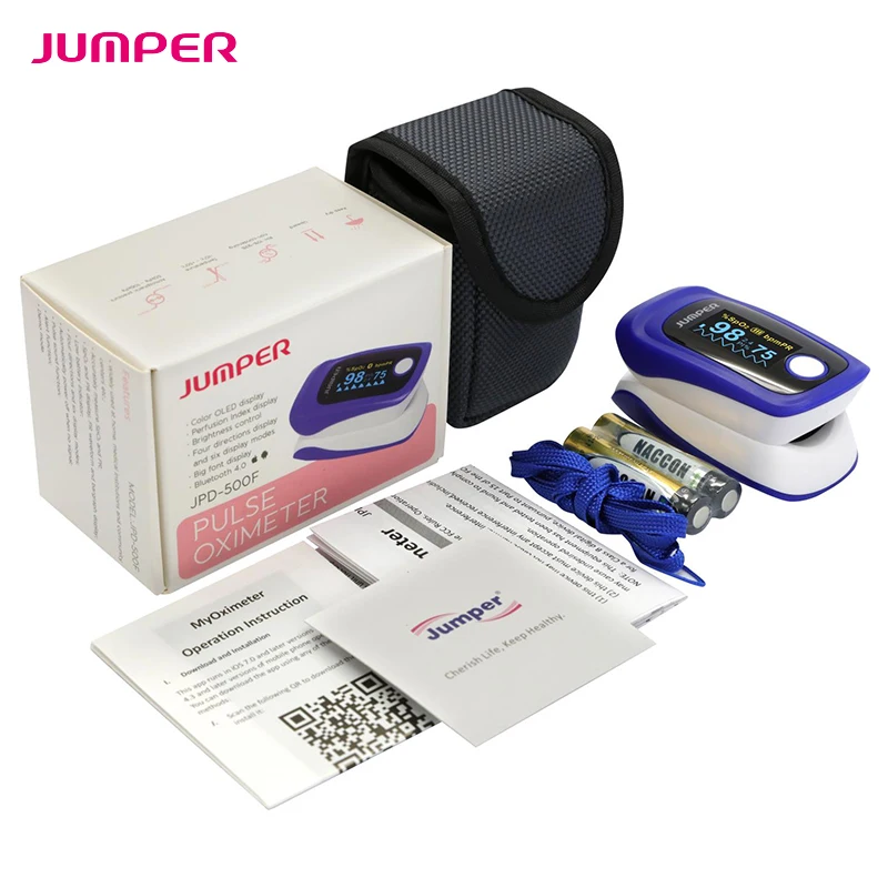 Buy Online Jumper Brand Wireless Bluetooth Finger Pulse Oximeter Blood