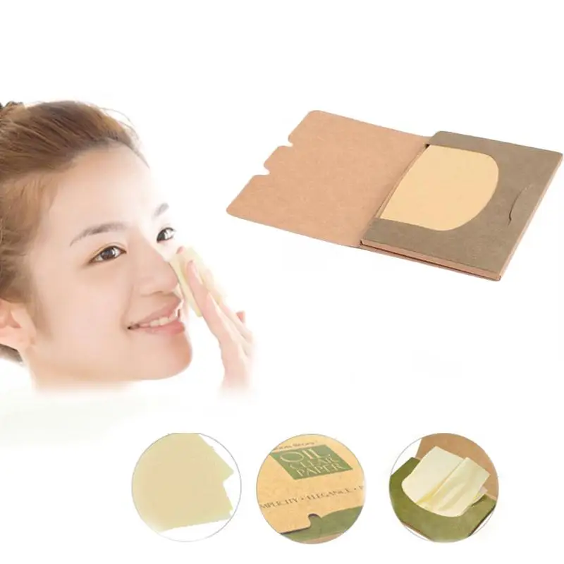 100Pcs Oil Absorbing Sheets Blotting Paper Absorbent Oil Control Summer