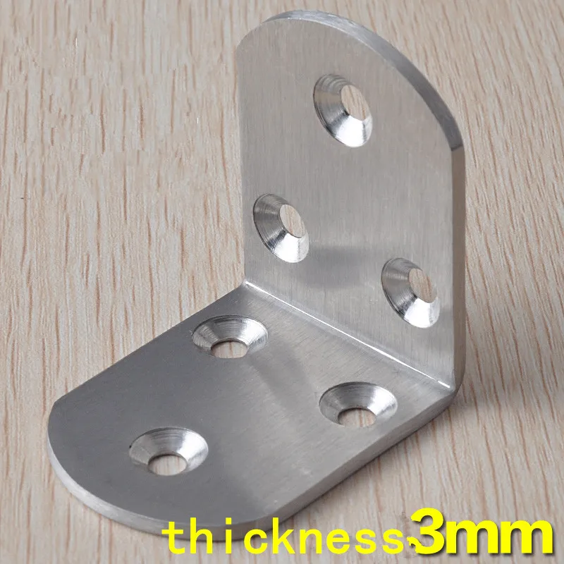 50*38MM Thicken Stainless steel angle code angle iron Stand Fastener 90