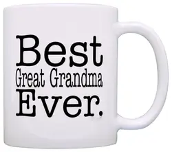 Best great grandma ever кружка 350 мл кофе Творческий керамические кружки чашка офисные чайная кружка чашка best гофт для вашей Бесплатная доставка