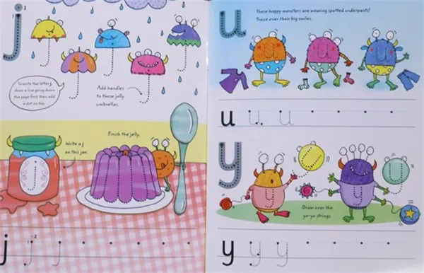Limpar-limpar o Livro de Exercícios Reusável com Caneta Palavras para Pré-escolar Crianças Inglês Escrita Habilidades Número Aprendizagem Precoce 21*27cm 41 Weddings & Events