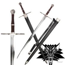 2016 New Arrival Medieval Sword Stainless Steel For Video Game The witcher3:Wild Hunt Replica Ciri’s Blade Full Tang Supply