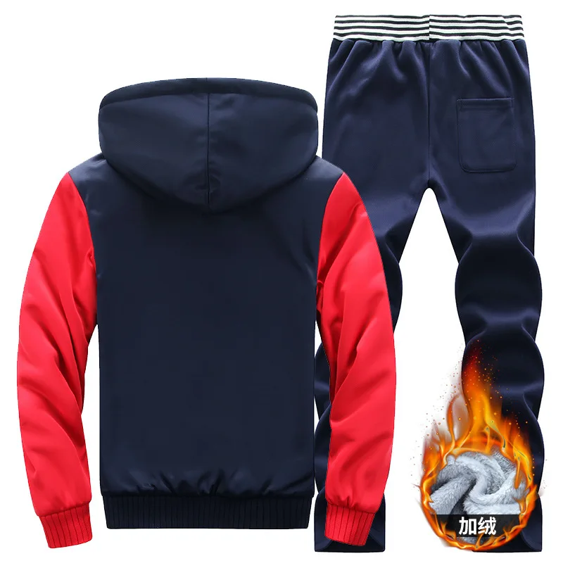 Большие размеры XXXXL 5XL Мужская одежда 2018 спортивный костюм зимняя мужская