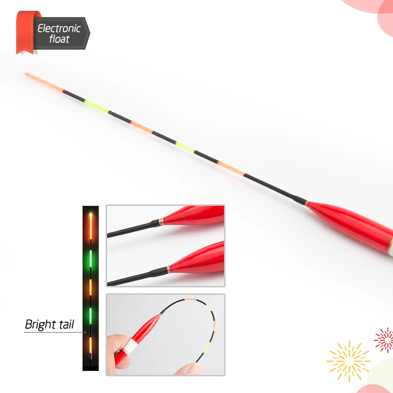  float Fishing Float LED Electric Float Light Fishing Tackle Luminous Electronic Float without battery (15)
