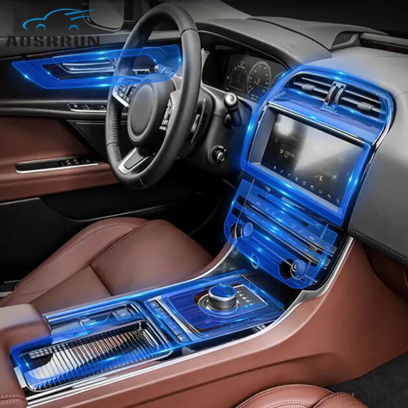 Прозрачная защитная пленка для Jaguar F PACE 2016 2017 автомобильные аксессуары|Лепнина