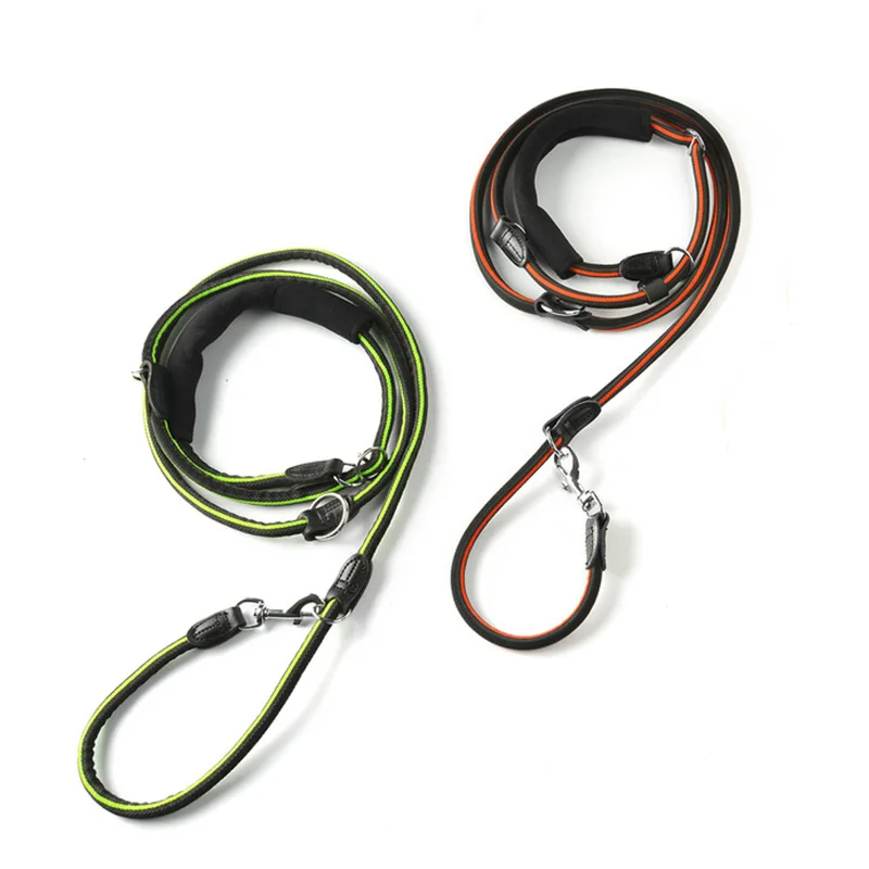 

High Quality Multi-functional Dog Leash Antiskid Pet Pinch Nylon Training Leash Fashion Walking Rope 2.5M for Medium Large Dogs