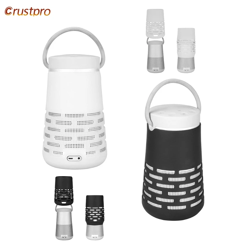 

CRUSTPRO High Quality Silicone Carry Case Protector Holder Sling Cover For SoundLink Revolve Plus Dec21