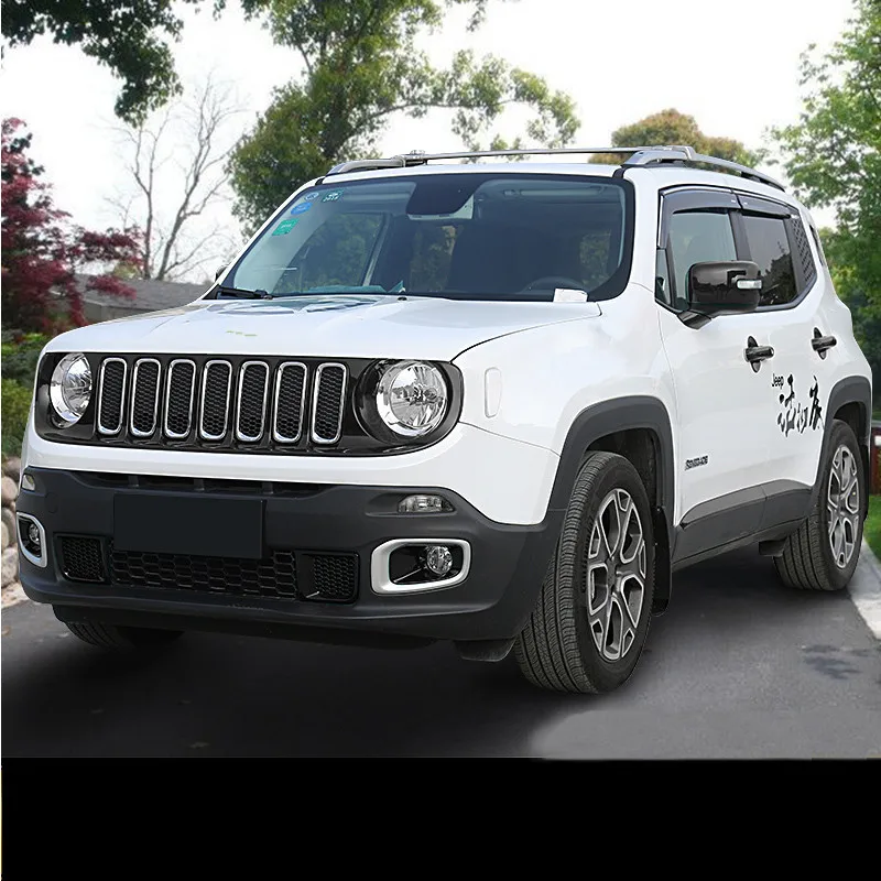 

Exterior Racing Grills Fuel Tank Top brake Sticker Decorated Frame Cover For Jeep Renegade ACA139A