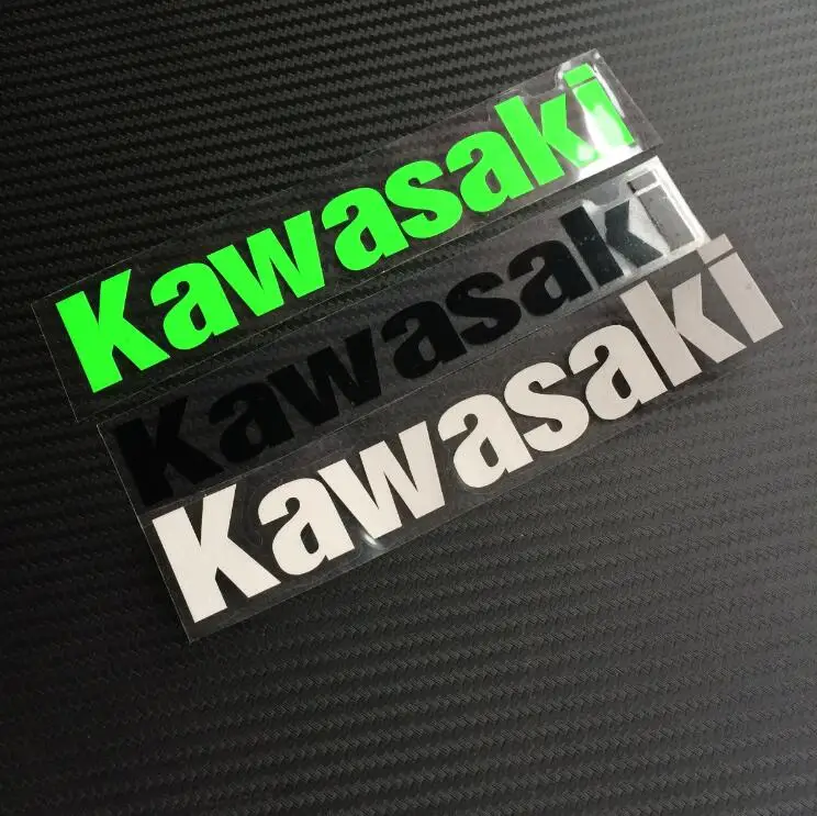 a pair 3 colors kawasaki ninja sticker decals for kawasaki z800