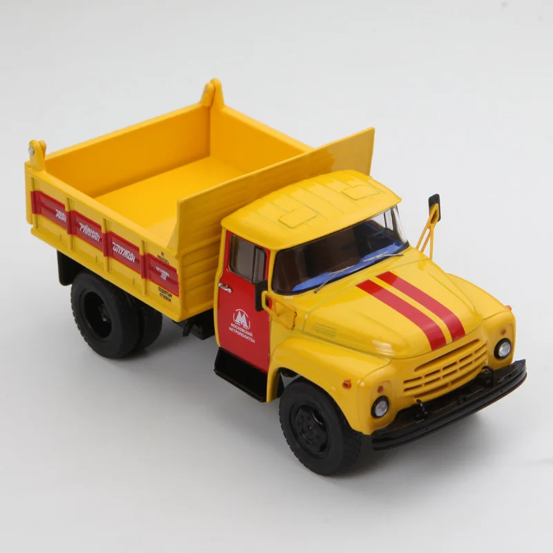 Новинка литой металлический желтый российский грузовик из отпечатка 1/43