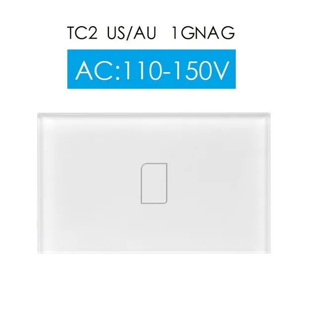 Broadlink TC2 US/AU стандартный умный дом RF сенсорный выключатель света 123 банды 110 В 220 в пульт дистанционного управления настенный сенсорный переключатель панель - Цвет: View pictuer