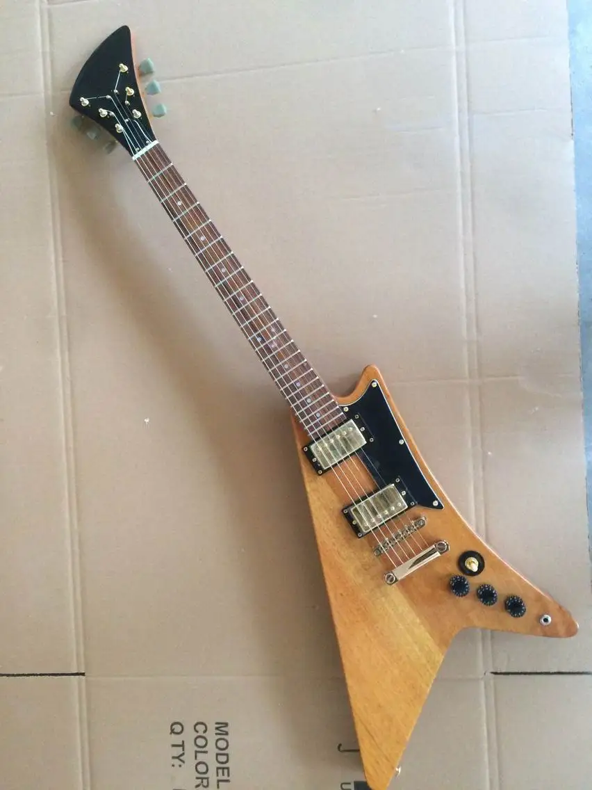 

Wholesale New Arrival Cnbald G Flying V 1958 Electric Guitar Top Quality In Natural 160505