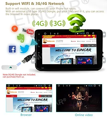 Clearance for Volkswagen Android 6.0 Car Stereo with GPS Navigation 8