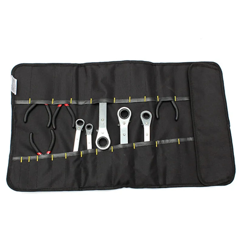 Storage Holder Bags Tools Bag Plier Screwdriver Pocket Roll Bag / Case
