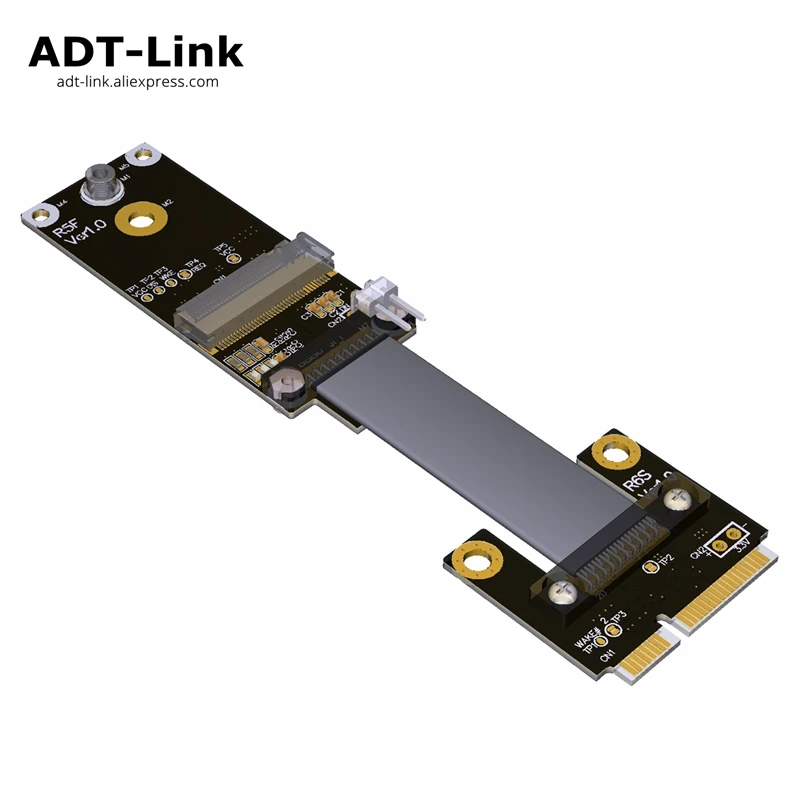 Беспроводная сетевая карта mPCIe Mini pci e 2230 2242 удлинитель кабеля расширитель для M.2