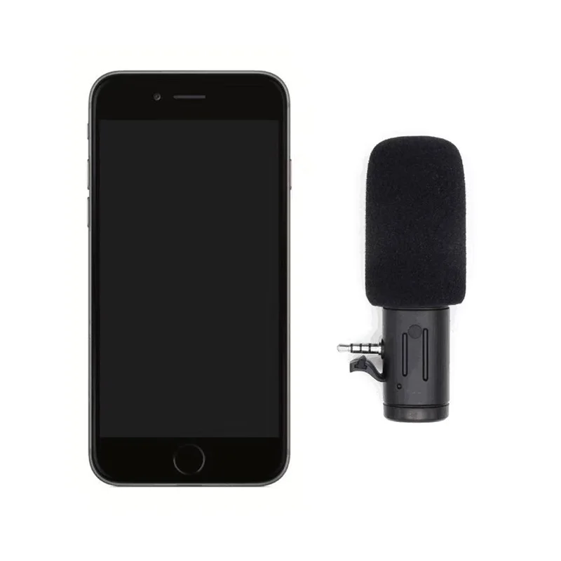 Mcoplus мобильный телефон микрофон видео для iPhone Samsung смартфон с ветровой муфтой