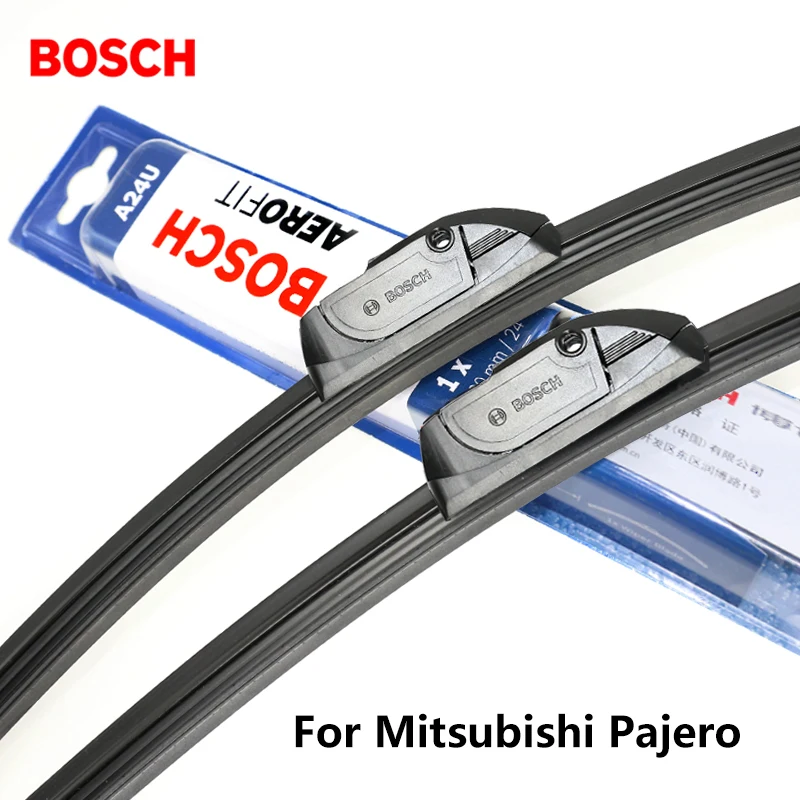 Щетки стеклоочистителя BOSCH для Mitsubishi Pajero 22 и 20 дюймов подходят крючковых рычагов