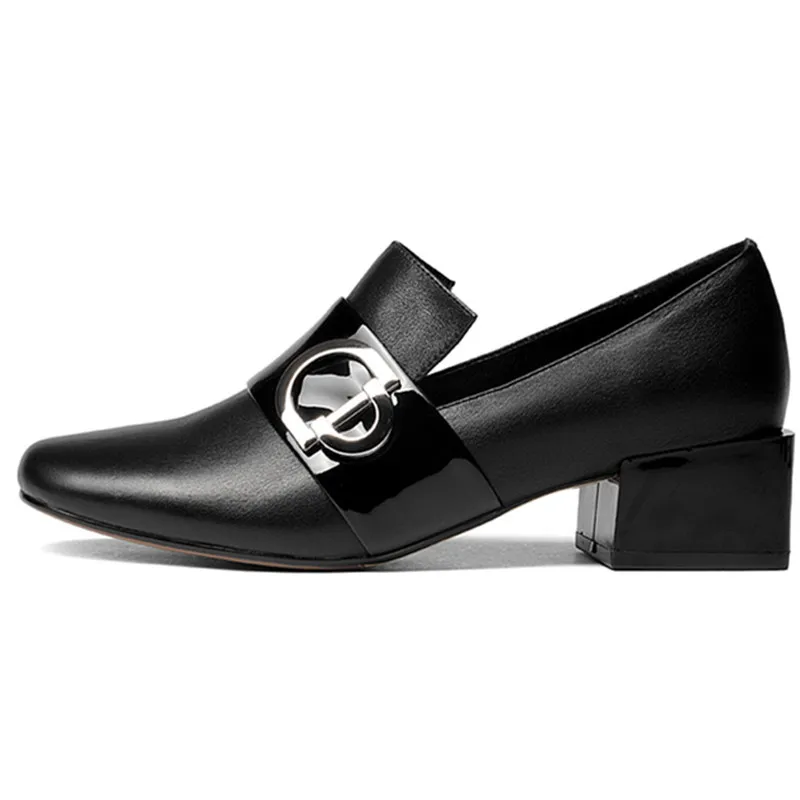 Genuino Morazora 42 Negro Estaciones Tamaño Popular Mujeres Bombas Cuatro Moda plata Grande Nuevo Llega Cuero 34 Solo Mujer Zapatos De T4wTg7qrn