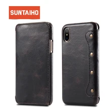 Suntaiho Wallet Leather Case For iphone X Case Luxury Coque Cover For iphone 7 8 plus Case With Card Pocket Phone Bag cover Suntaiho Wallet Leather Case For iphone X Case Luxury Coque Cover For iphone 7 8 plus Case With Card Pocket Phone Bag cover