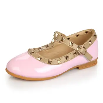 

Girls Shoes Kids Fashion Dress Shoes Comfortable Soft Princess Rivets Shoes For Kids Girls Shoes Breathable Kid Sneaker 8816