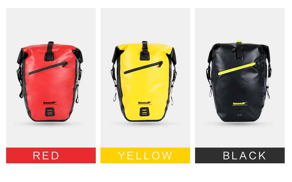 Excellent Rhinowalk 25-27L Bicycle Bag Full Waterproof MTB Road Bike Rear Luggage Rack Bag Upgrade Travel Cycling Pannier Bag Foldable 6 Excellent Rhinowalk 25-27L Bicycle Bag Full Waterproof MTB Road Bike Rear Luggage Rack Bag Upgrade Travel Cycling Pannier Bag Foldable 6