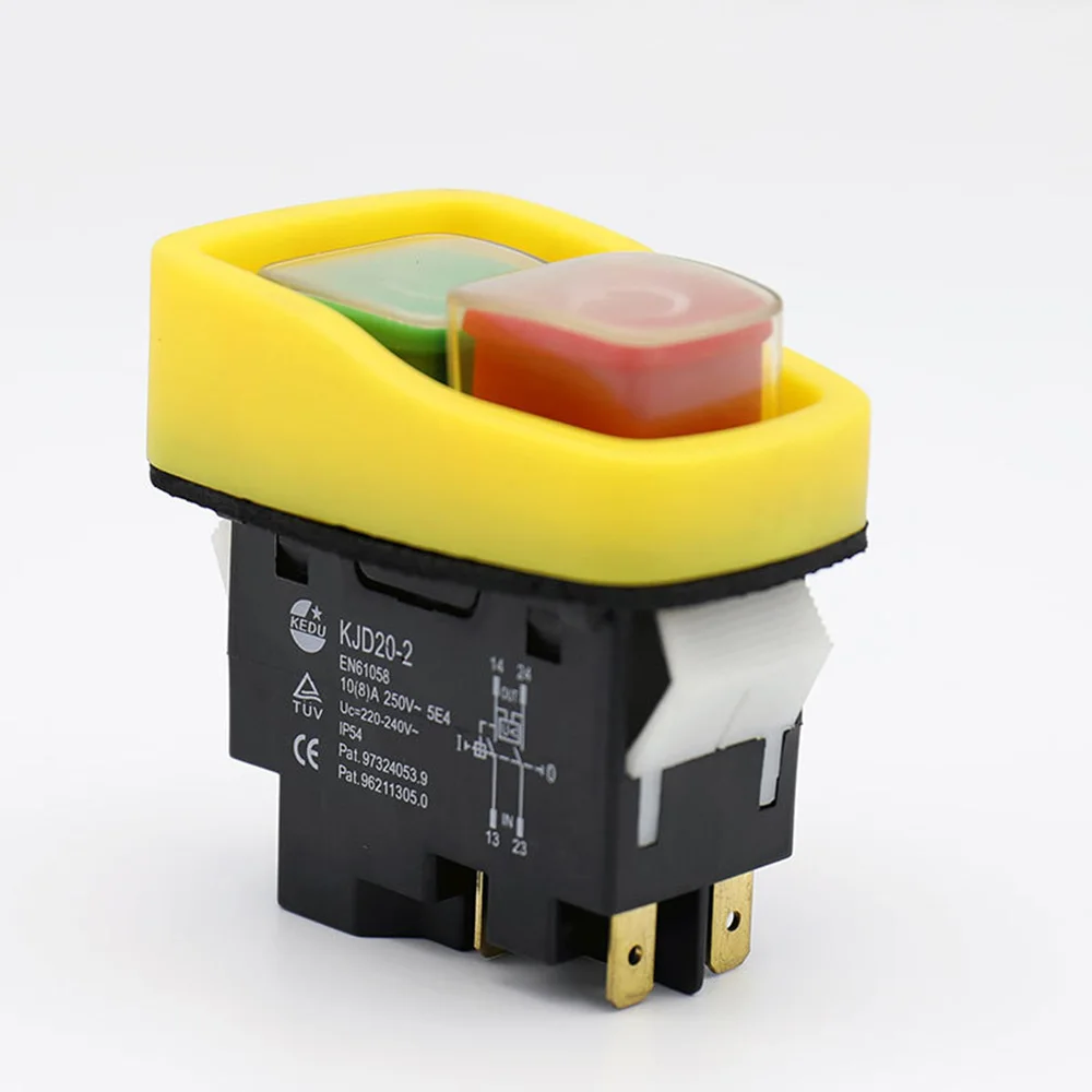 Buy KJD20 2 120V/250V 10/(8)A Emergency Push Button