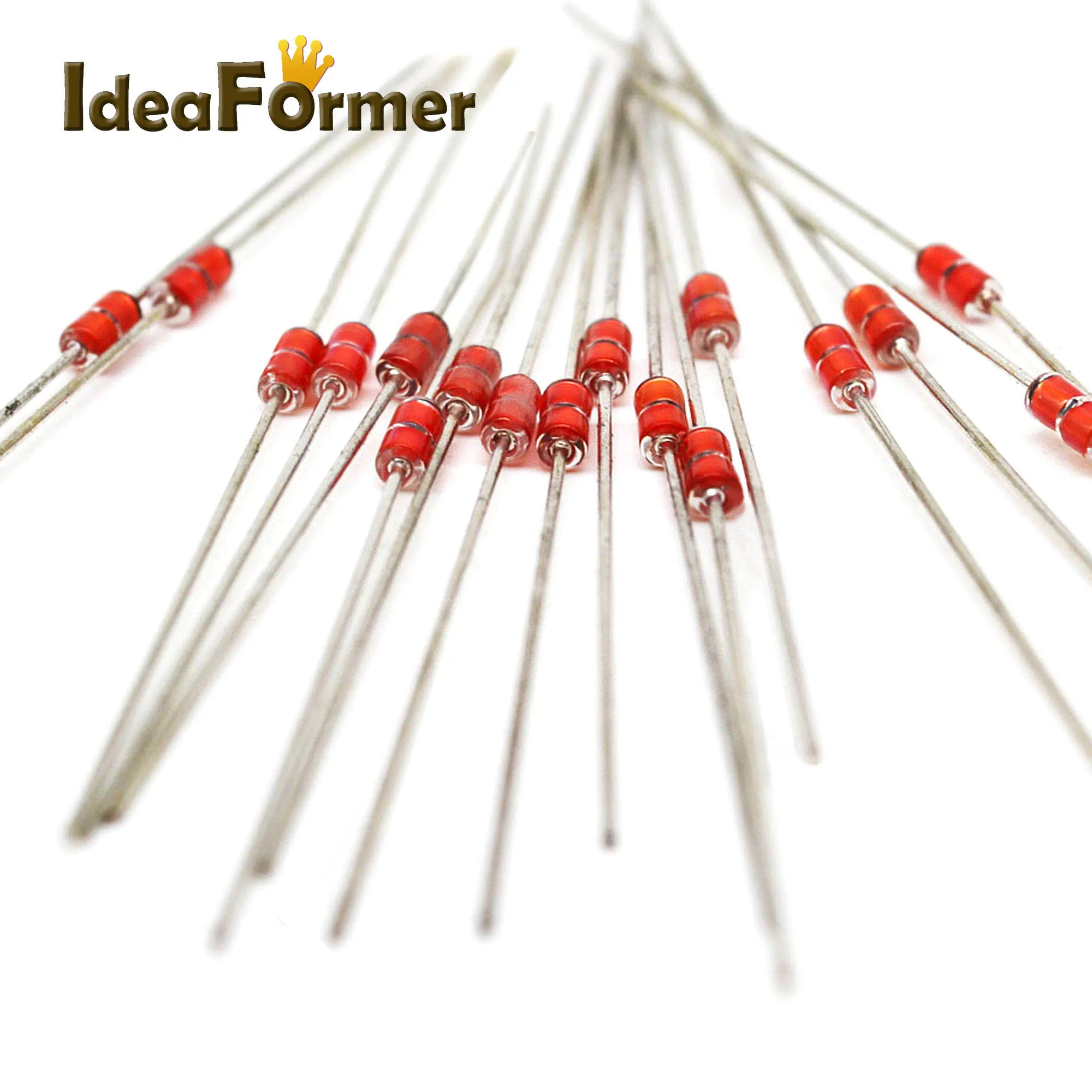 

25pcs/50pcs 100K ohm Bilateral NTC Thermistor for 3D Printer Reprap High Quality