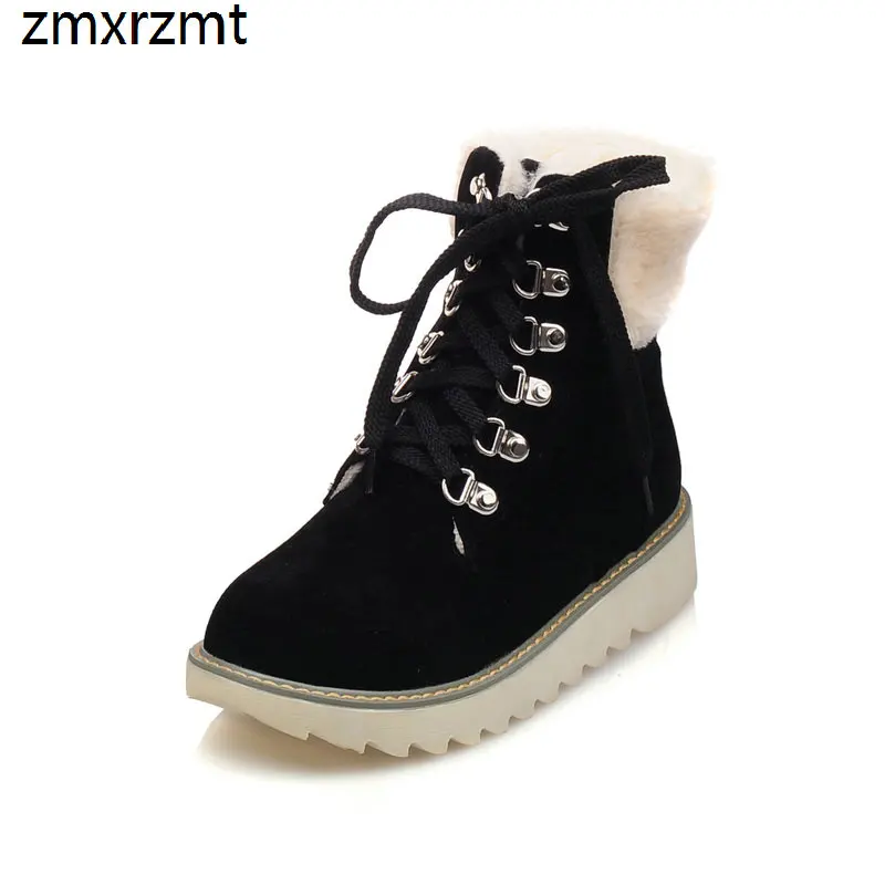 Botas Nieve Mujer YXCFEWD Botas Invierno Mujer - Piel Sintética Forro Peludo Ante Calzado Abrigado