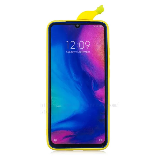 TRISEOLY для Xiaomi Redmi Note 7 Чехол Redmi 7 3D стерео патч мягкий силиконовый бампер набивной чехол с изображением животного для телефона Xiomi Redmi Note7