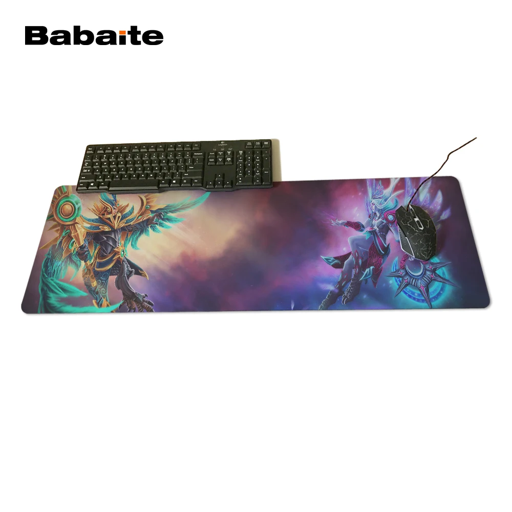  Babaite 2017 Professional Computer Game Mouse Pad Dota 2 Series 800x300mm Mousepad Grange With Edge