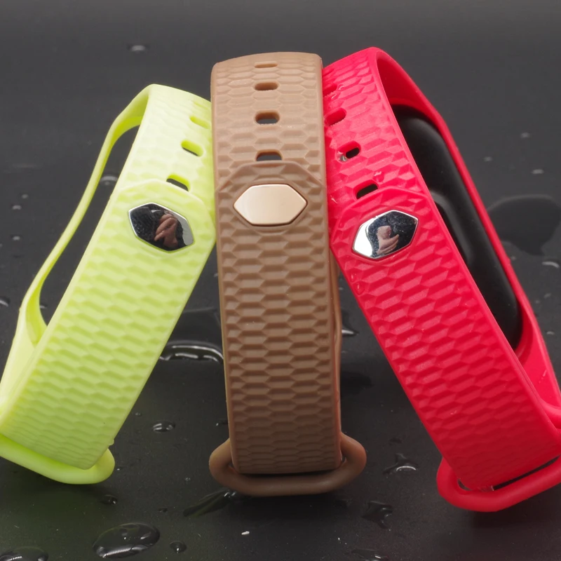 Elastic strap for Xiaomi Mi Band 5 4 Interchangeable bracelet Mi Band 4 3  correa wristband Breathable strap for mi band 5 strap - AliExpress