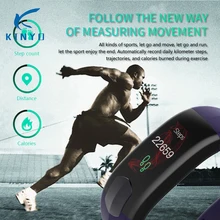 KINYO smart band мониторинга сердечного ритма трекер сна умный Браслет IP67 водонепроницаемый браслет для IOS телефонах Android