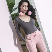 Осень эфирные очень сексуальные с вырезами с открытой спиной одна часть футболки для женщин Сильный стрейч хлопок оболочка тройник много цветов