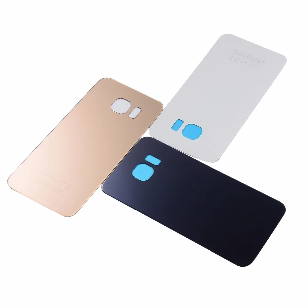 

New Back Cover Rear Battery Cover Back Glass Door For Samsung S6 edge plus G920f G925f G928f Housing Back Battery Cover