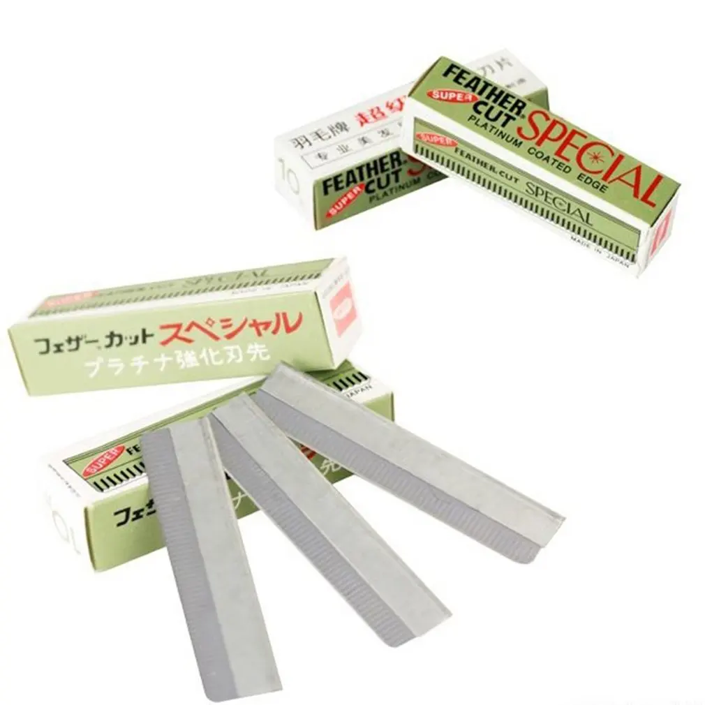 

Eyebrow Trimmer Blades Eyebrow Cutter Equipment Super Feather Cut Special Platinum Coated Edge Razor Blades